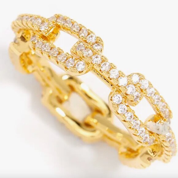 Crystal Links Ring - Picture 1 of 1